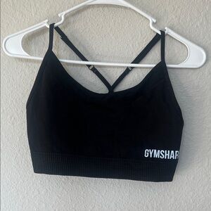 Gymshark Black Strappy Sports Bra